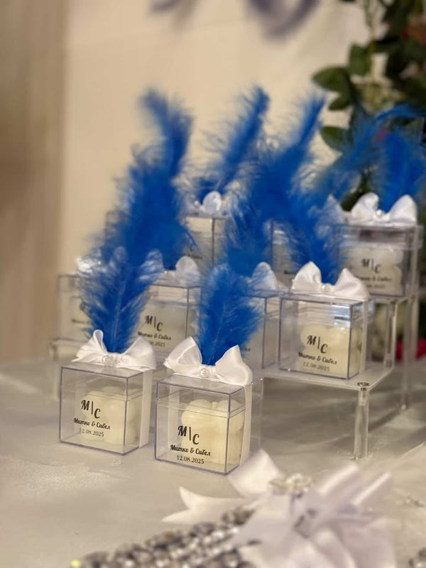 Bubble candle / Бабъл Свещ с перо