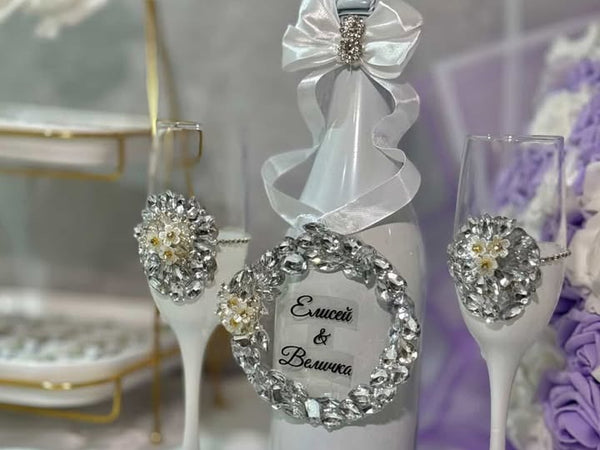 💍 Уникален персонализиран комплект за младоженци 💎