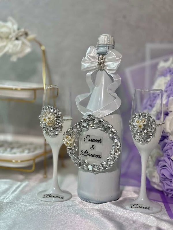 💍 Уникален персонализиран комплект за младоженци 💎